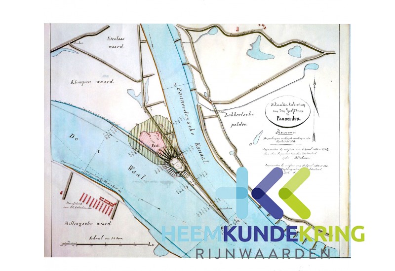 Fort Pannerden situatietekening Coll. G.B.Janssen F0000021